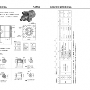 BM4W車輪系列擺線液壓馬達